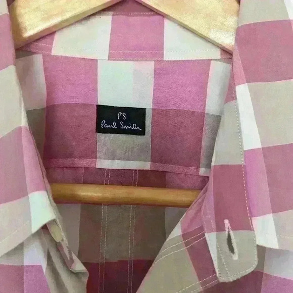 PS by Paul Smith pink button  down shirt - size large - Picture 2 of 5